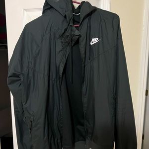 Nike Windbreaker (Black) (Large)